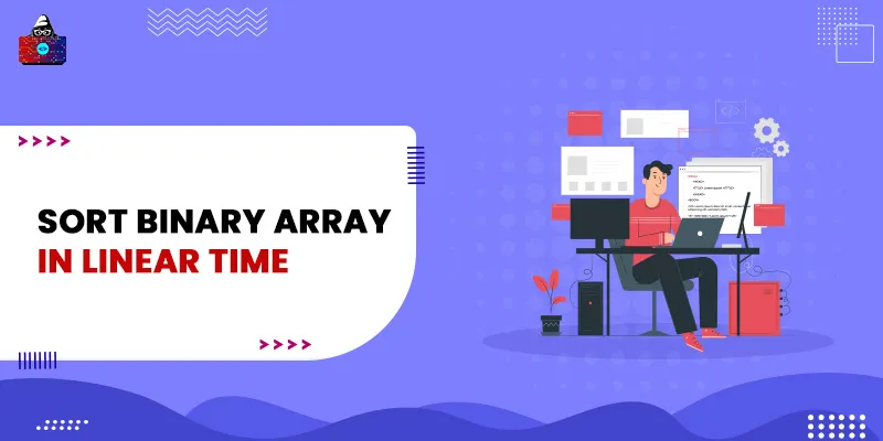 Sort binary array in linear time