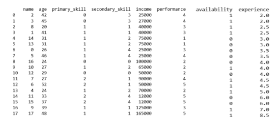 values of performance