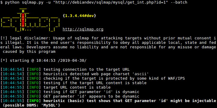 Sqlmap