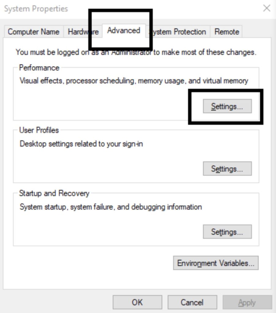 System Setting