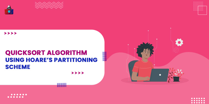 Quicksort algorithm using Hoare’s partitioning scheme
