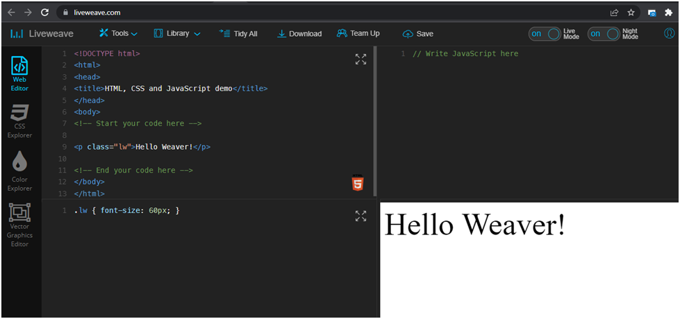 Liveweave