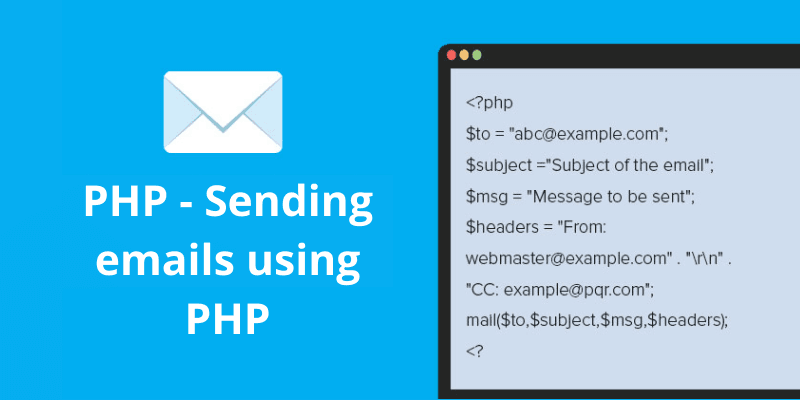 PHP - Sending emails using PHP