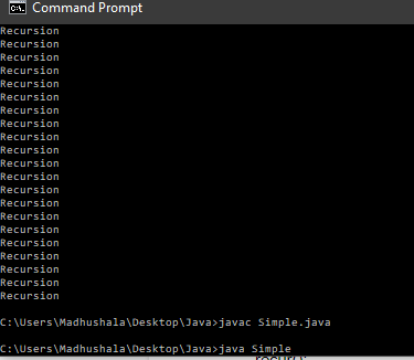 Java Recursion