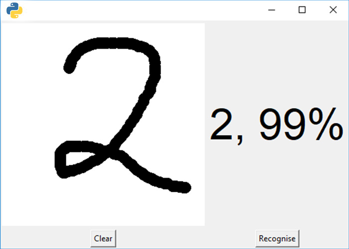 Python Handwriting Digit Recognition Project