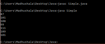 Java GetBytes method