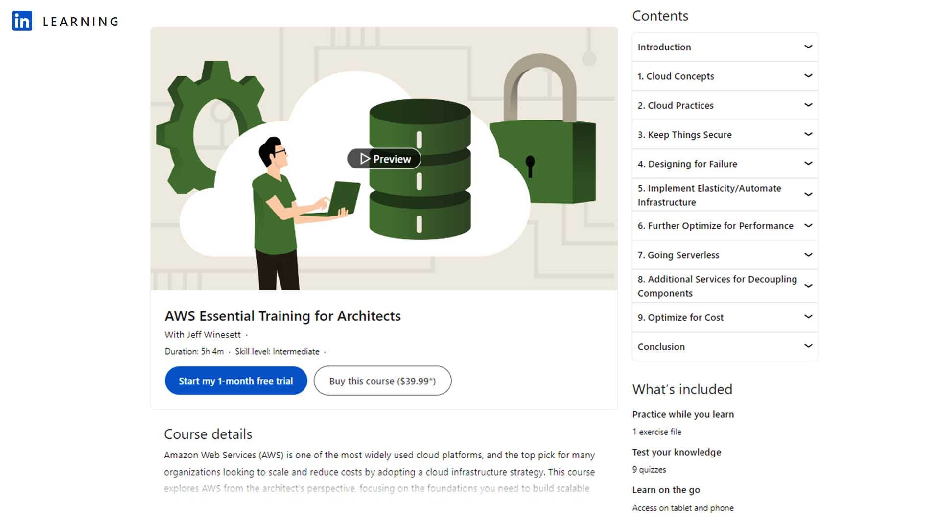 AWS Essential Training for Architects