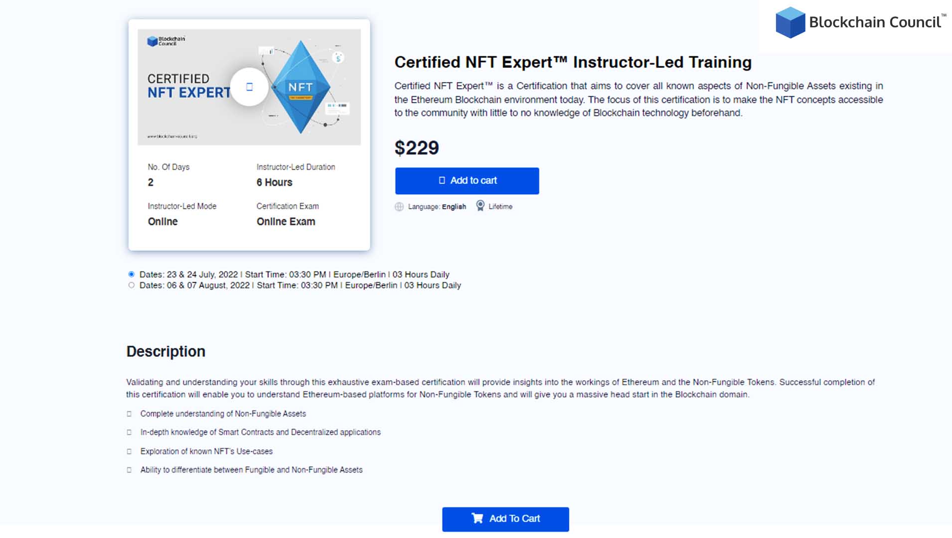 Certified NFT Expert