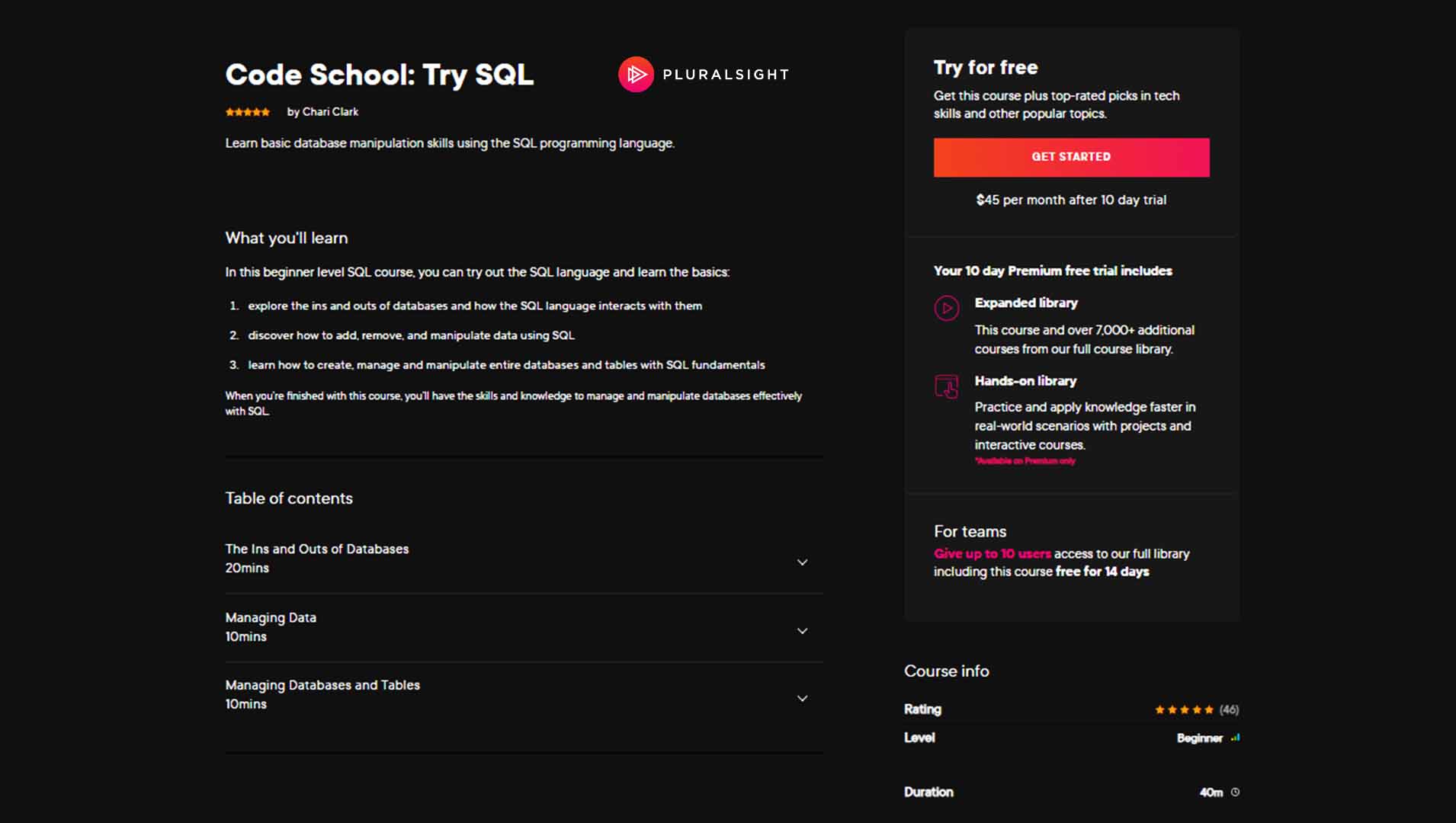 10 Best SQL Courses to Take in 2022