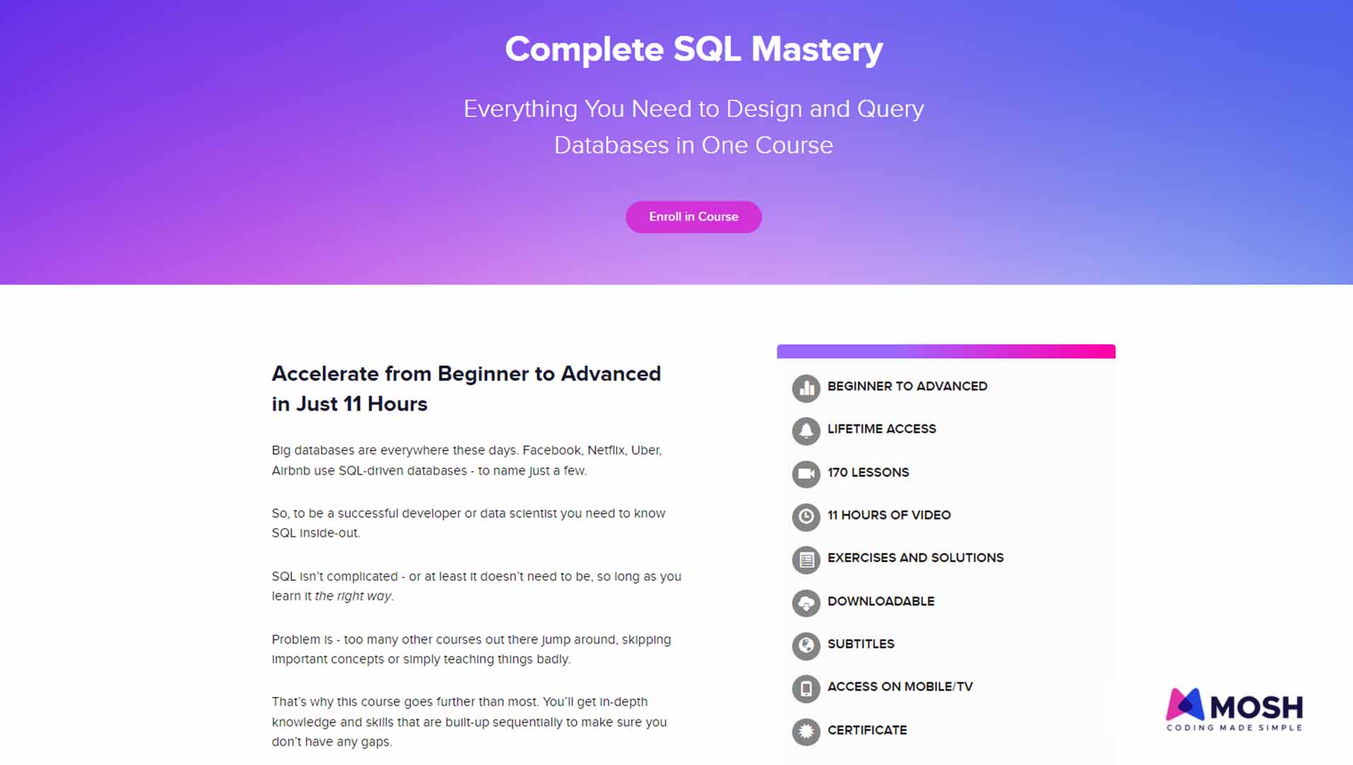 10 Best SQL Courses to Take in 2022