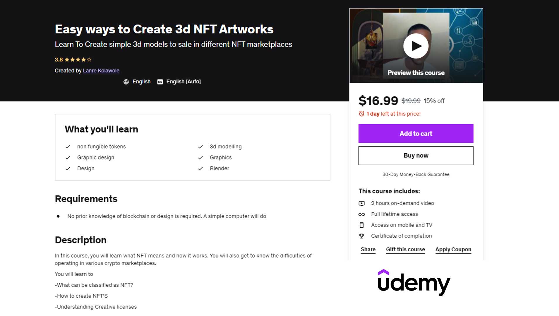 Easy Ways to Create 3d NFT Artworks