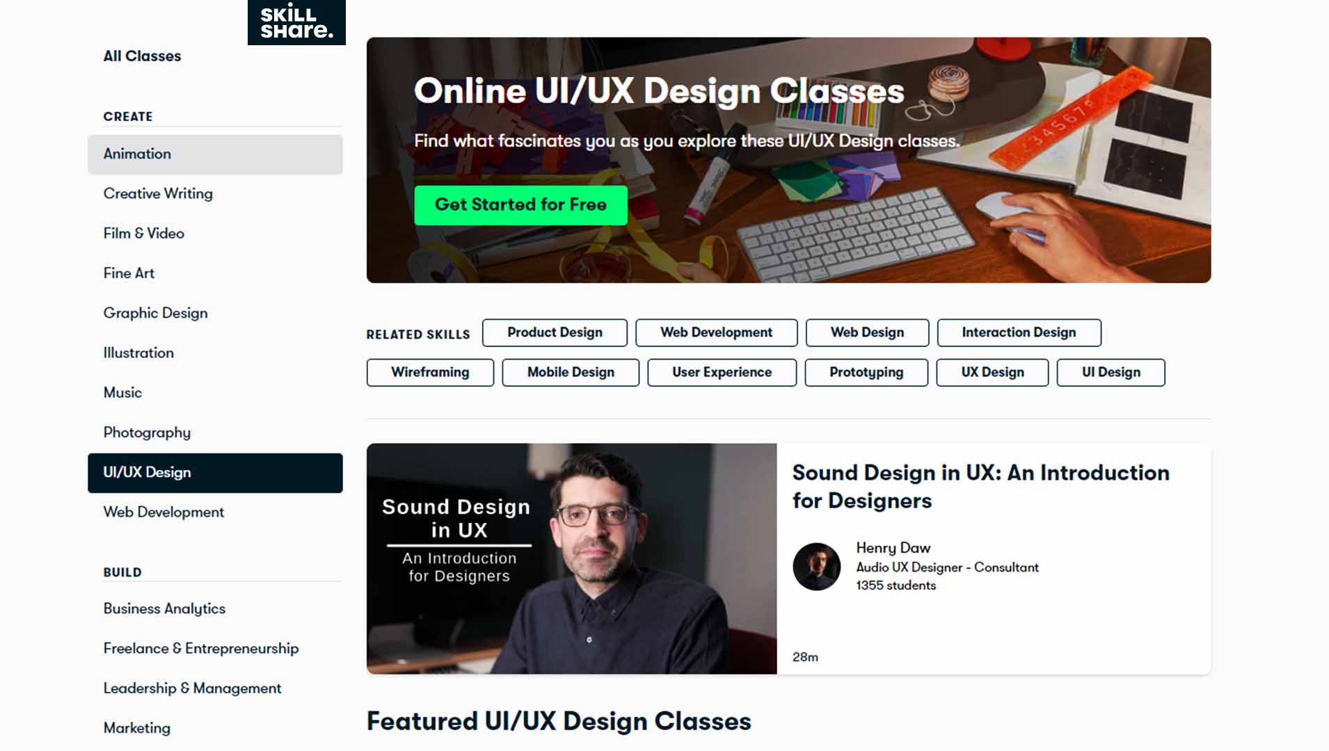 Free UX UI Design Courses & Classes