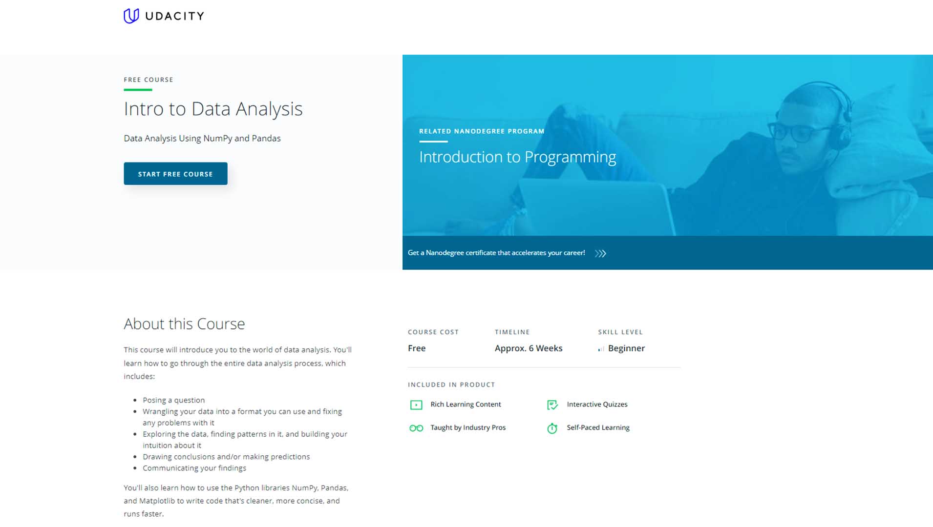 Introduction to Data Analysis