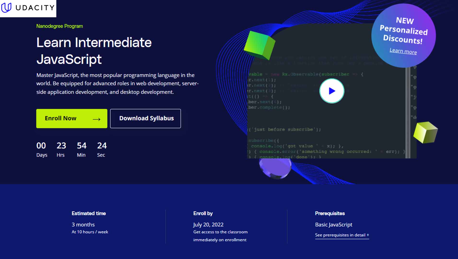 Learn Intermediate JavaScript