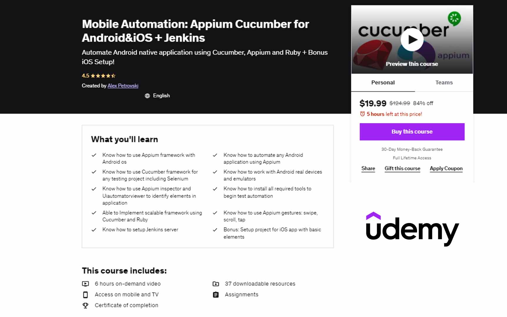 Mobile Automation: Appium Cucumber for Android&iOS + Jenkins