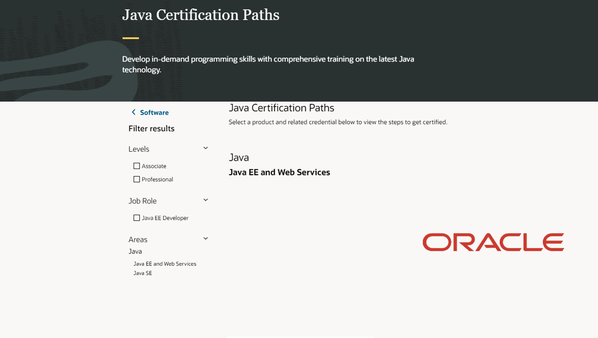 Oracle Java Certification Exam Preparation