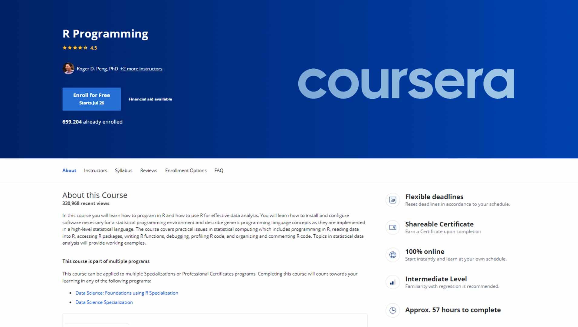 10 Best R Courses to Learn Data Science in 2022
