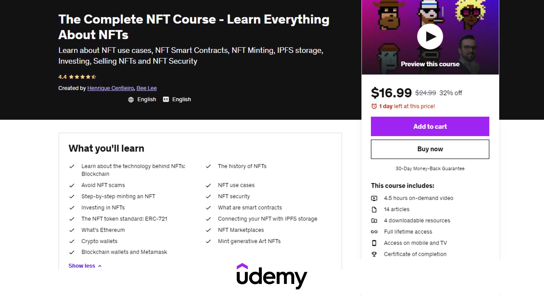 The Complete NFT Course - Learn Everything About NFTs