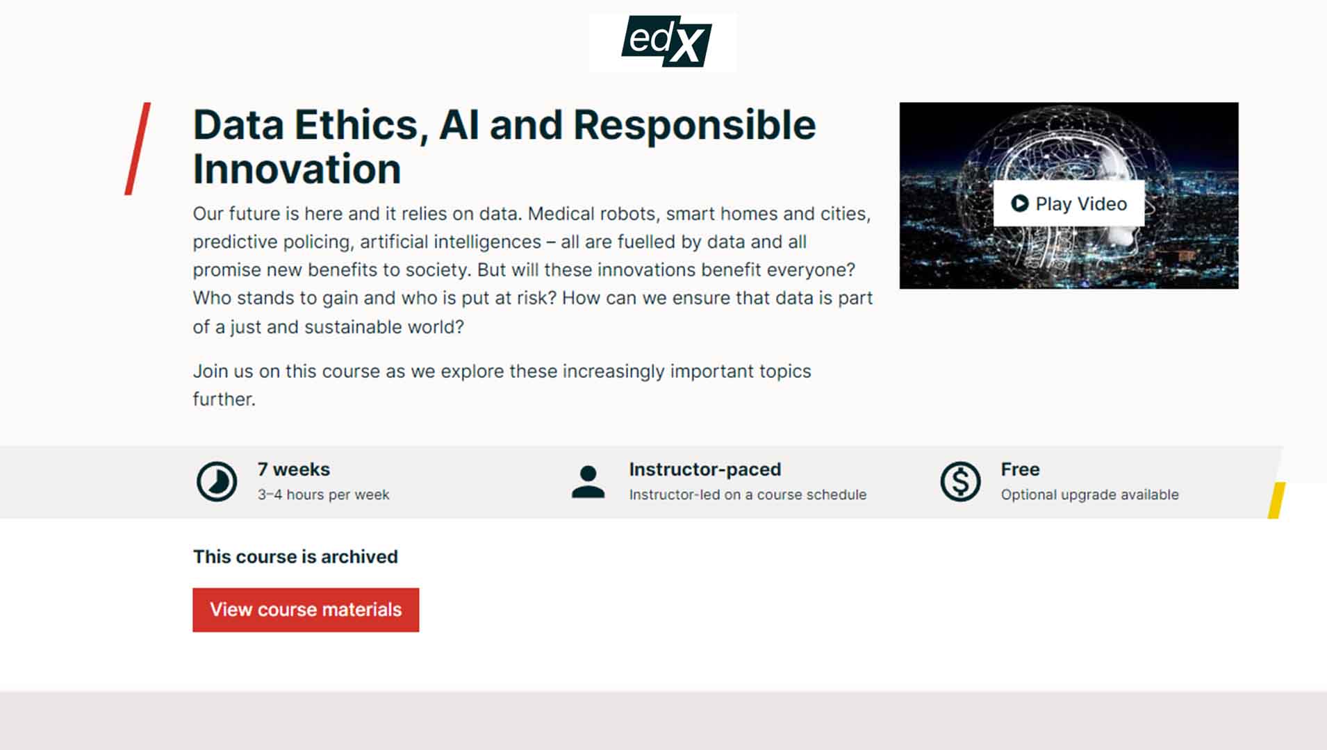 Data Ethics, AI and Responsible Innovation