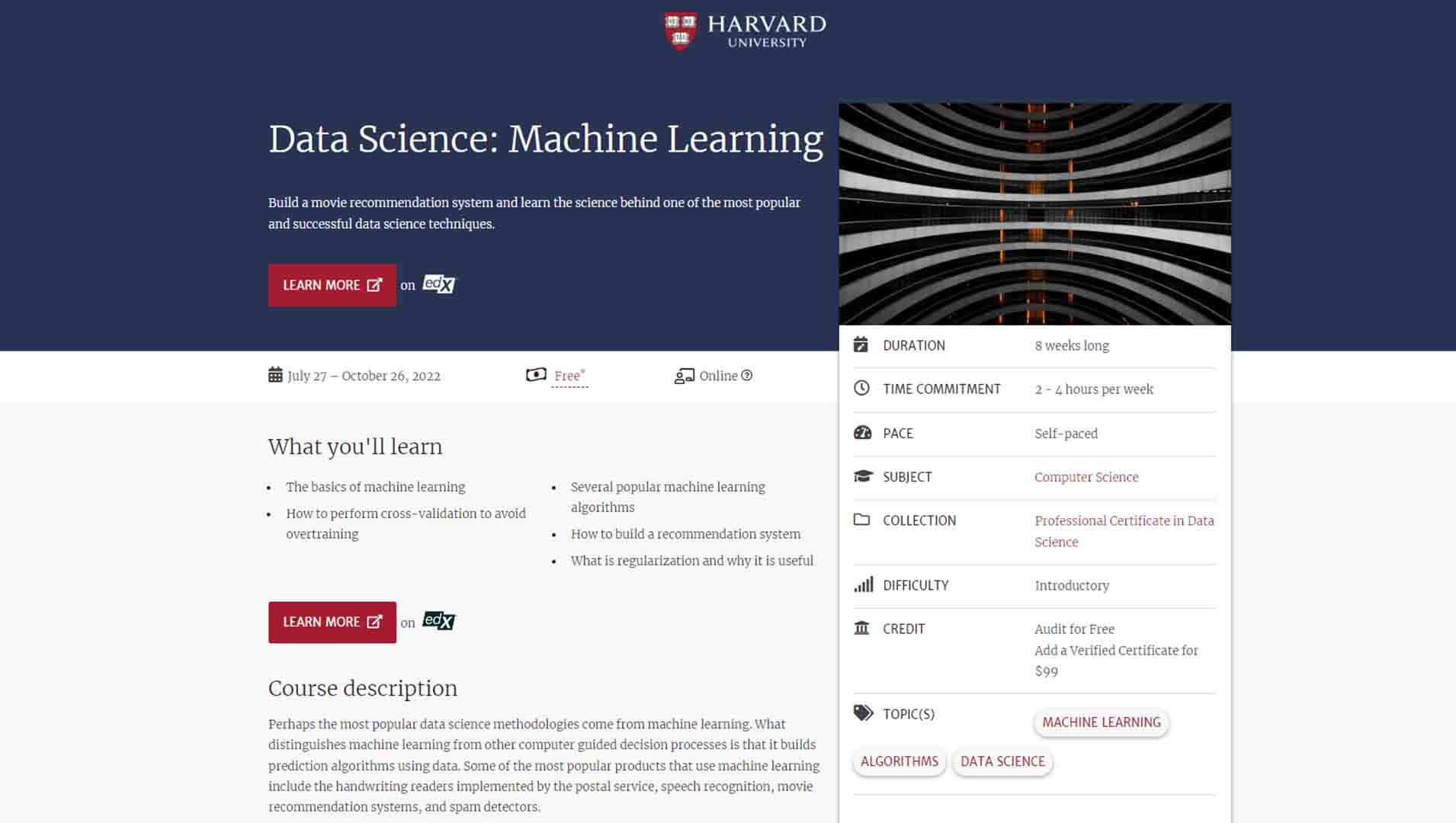 Data Science: Machine Learning