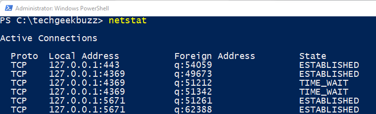 netstat-command