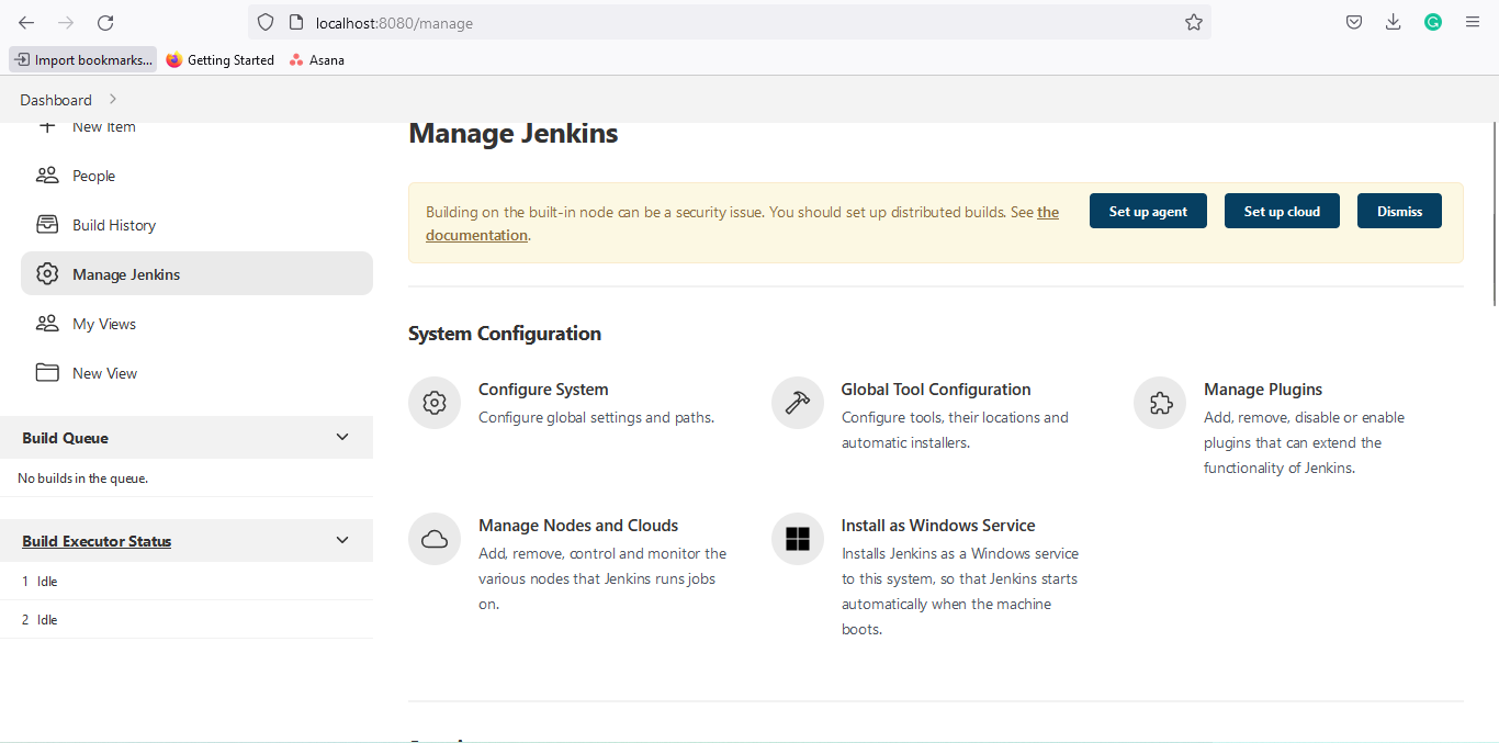 Manage Jenkins