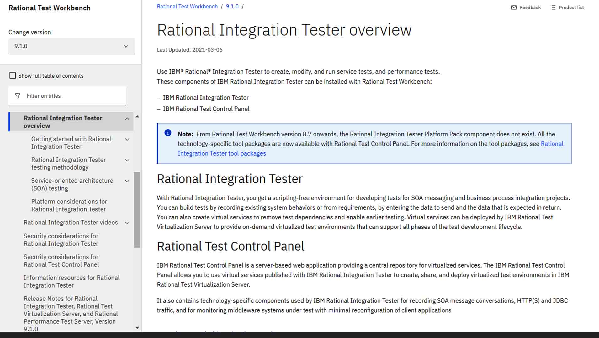 IBM-Rational Integration Tester