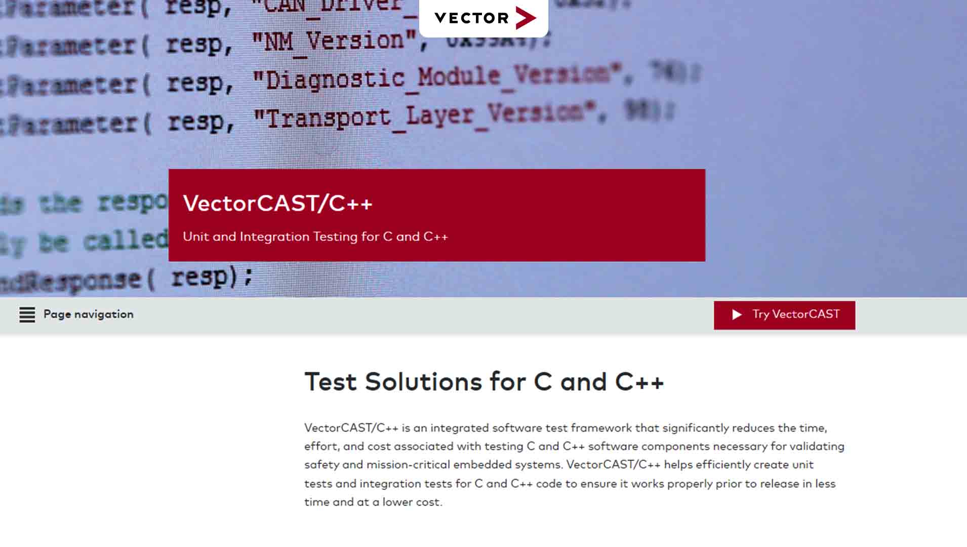 VectorCAST/C++