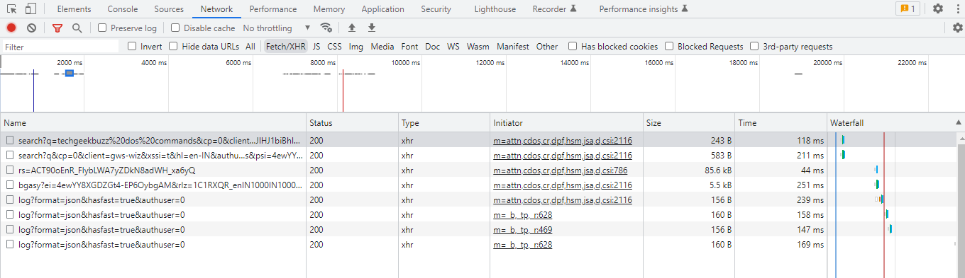 Hop-on The Network Tab