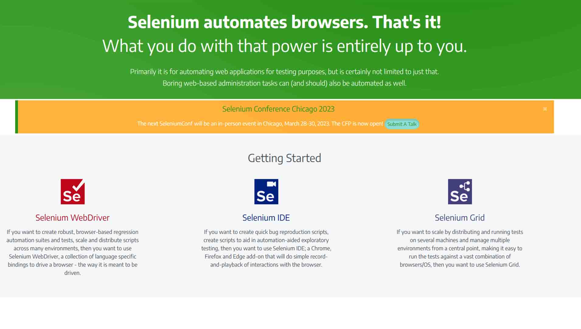 Selenium WebDriver