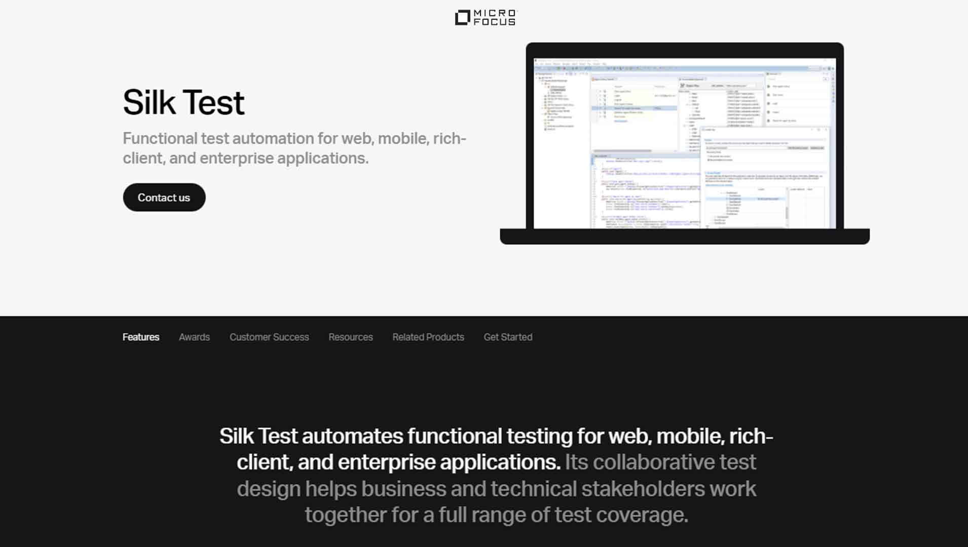 Micro Focus Silk Test