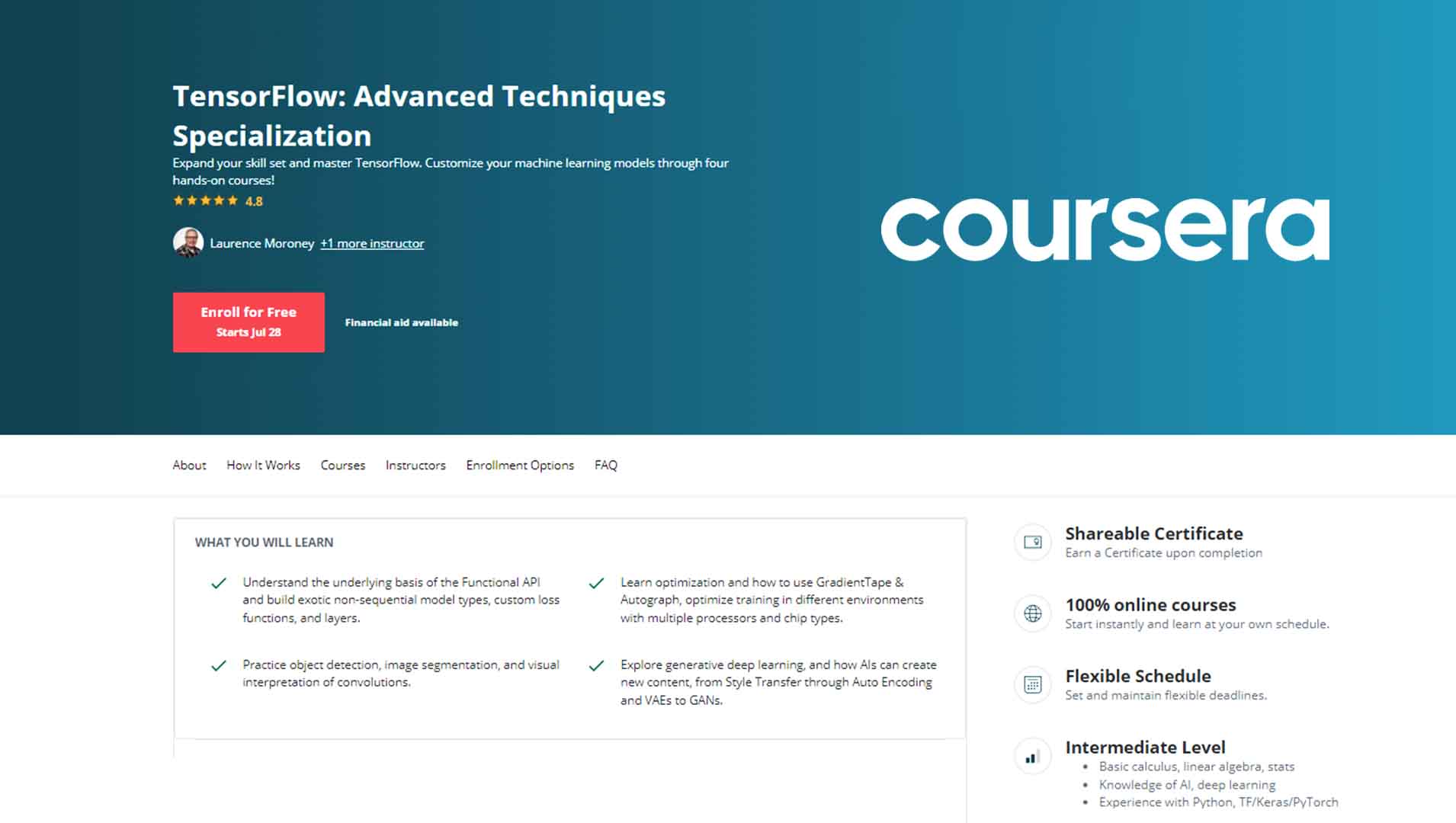 10 Best TensorFlow Courses for 2023
