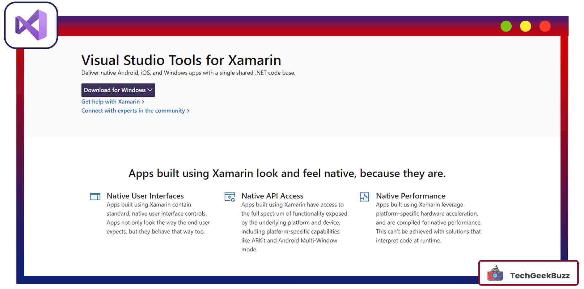 Visual Studio with Xamarin