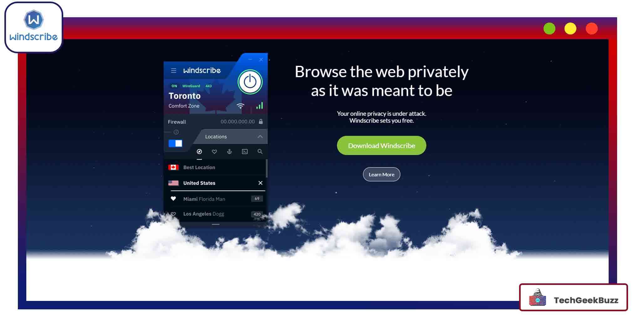 WindScribe VPN