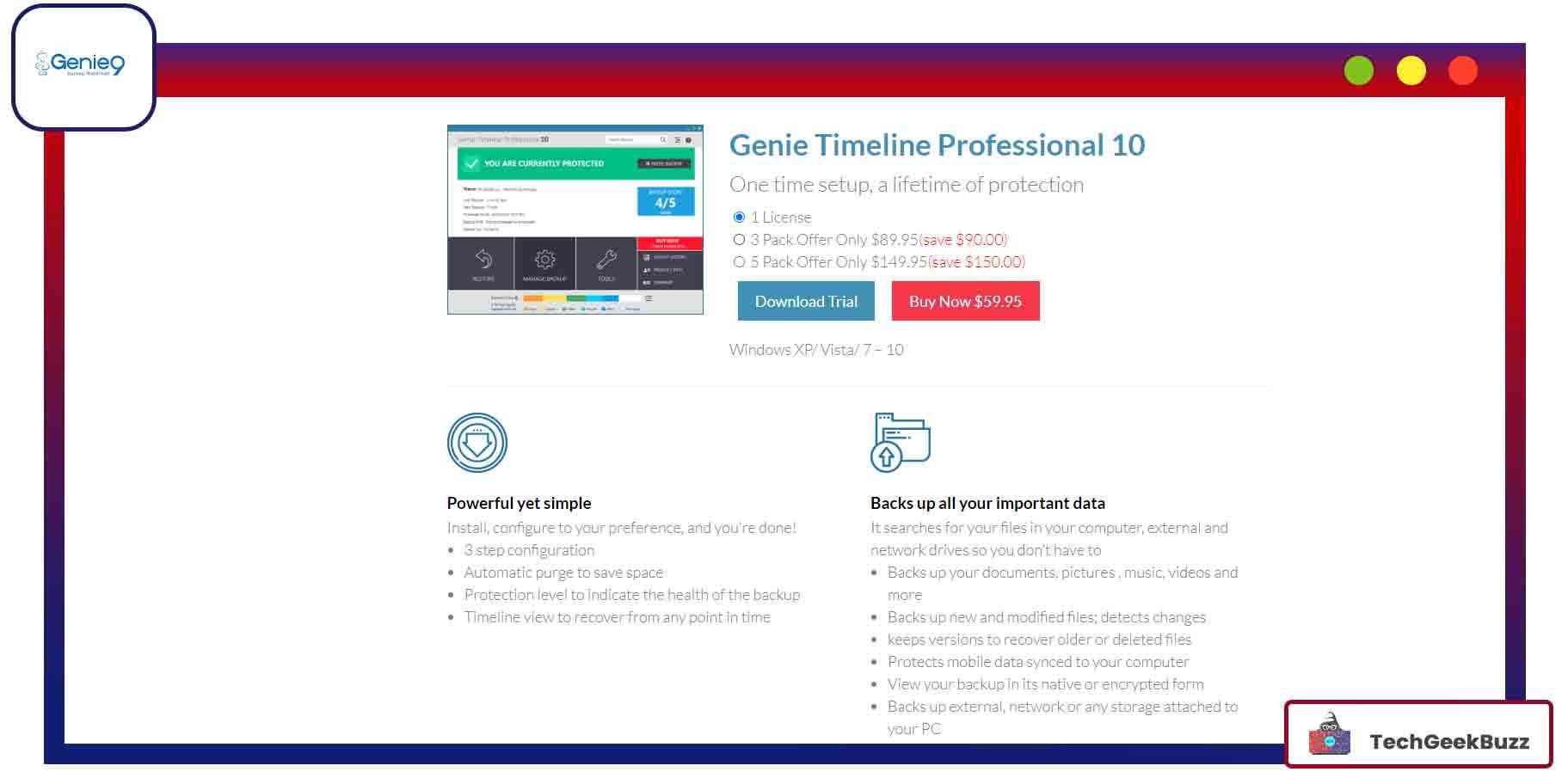 Genie Timeline Pro 10