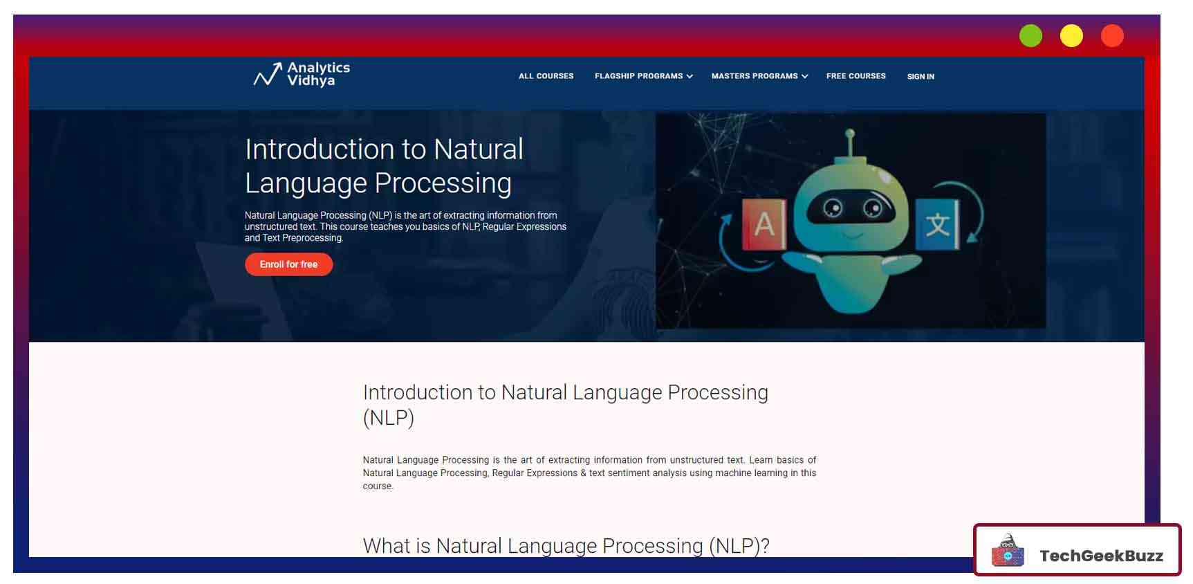 Introduction to Natural Language Processing