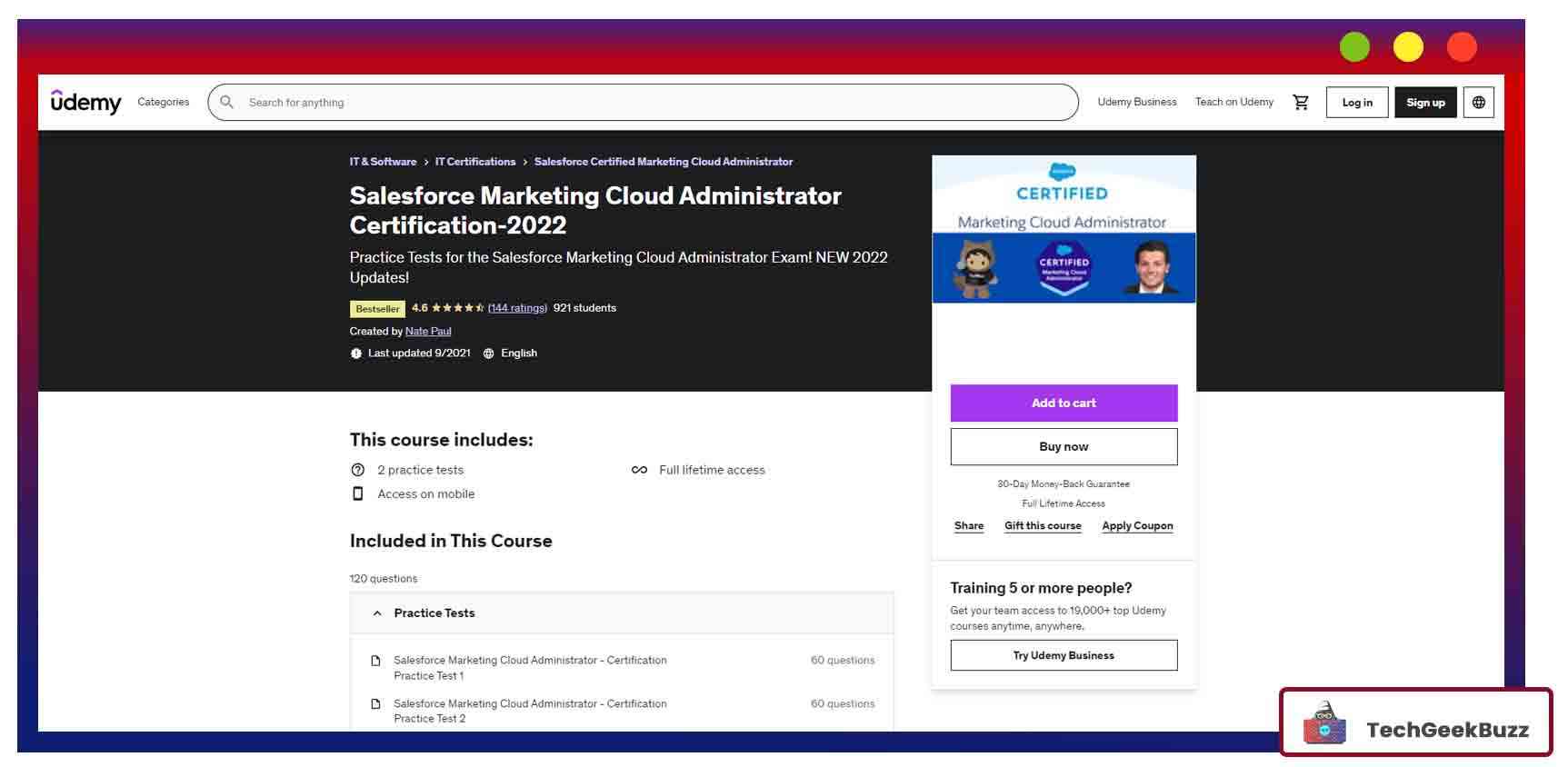 Salesforce Marketing Cloud Administrator Certification