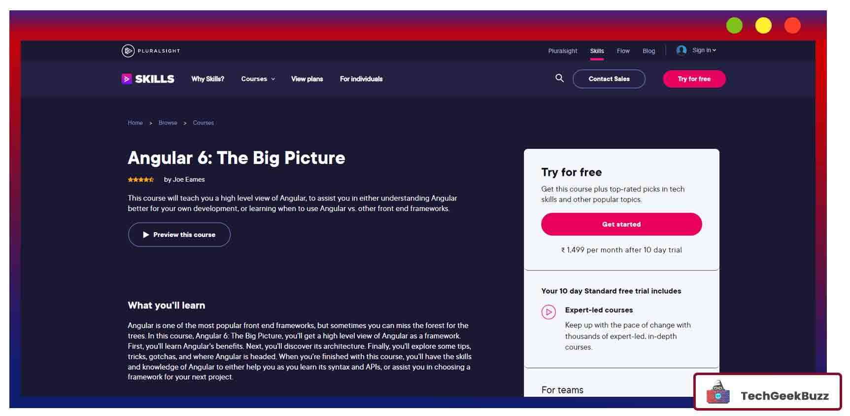 Angular 6: The Big Picture