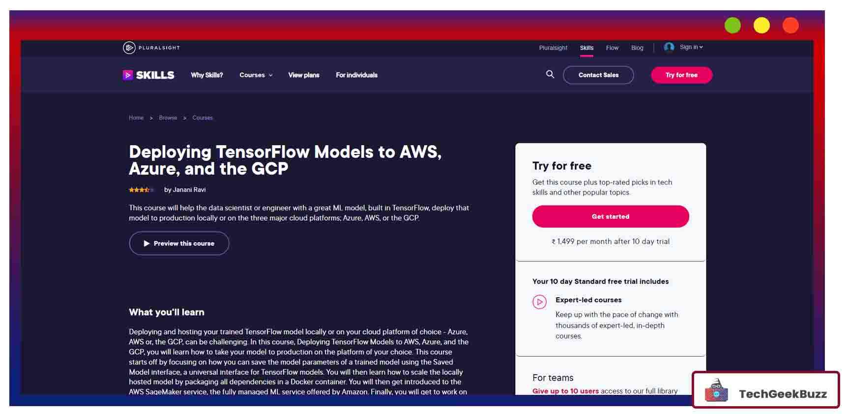 Deploying TensorFlow Models to AWS, Azure, and the GCP