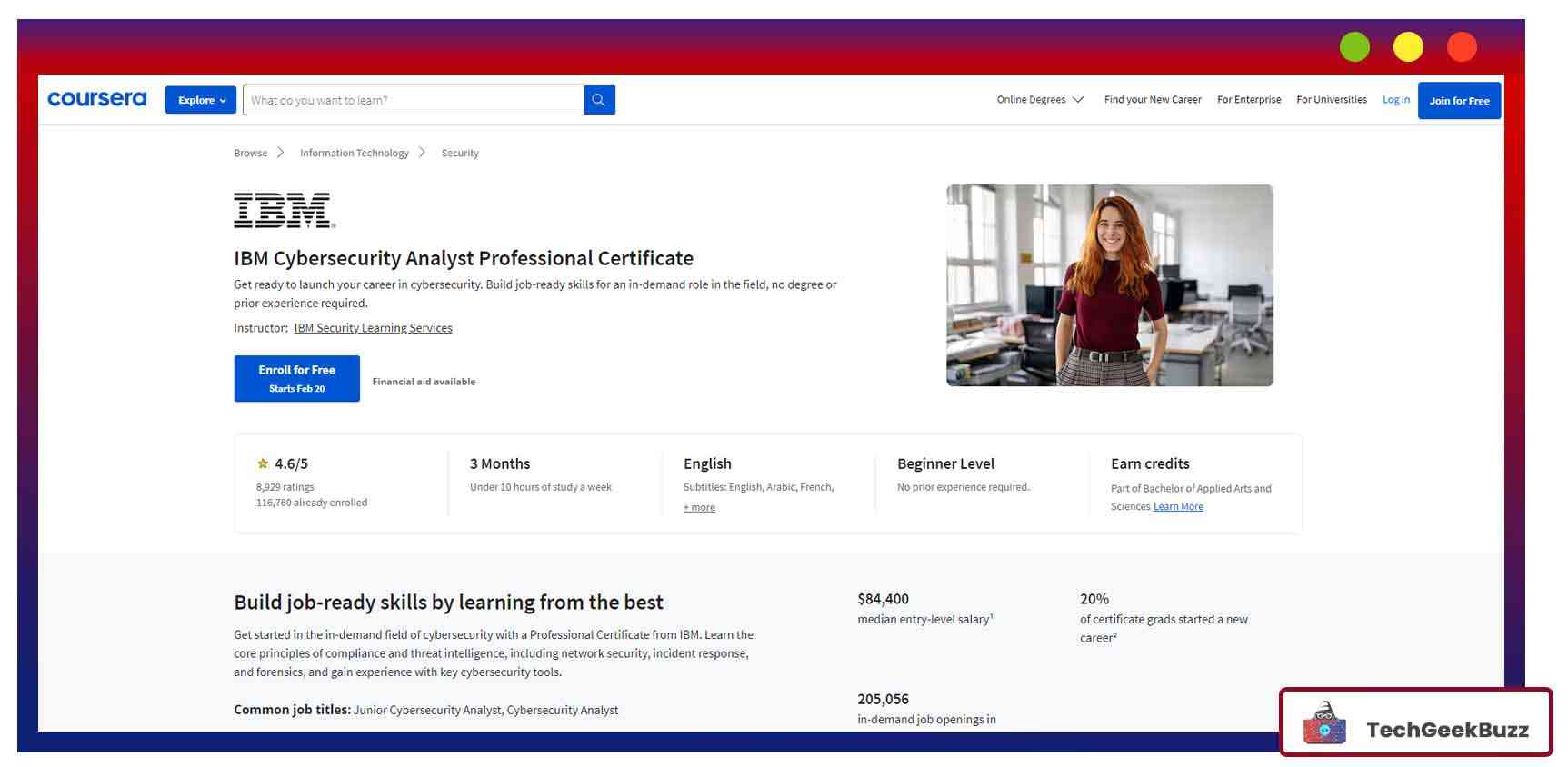  IBM Cybersecurity Analyst Professional Certificate