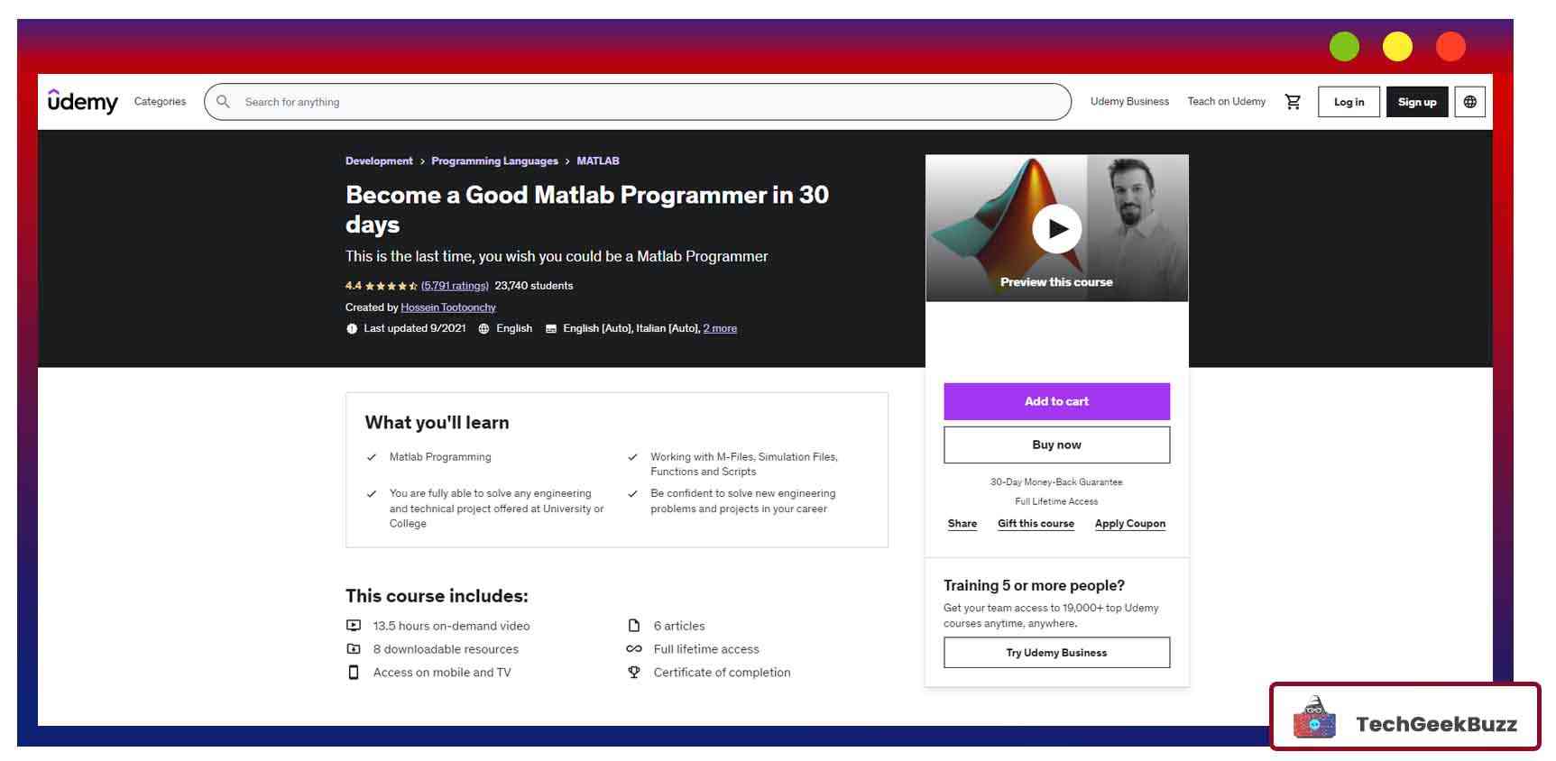 Become a Good Matlab Programmer in 30 days