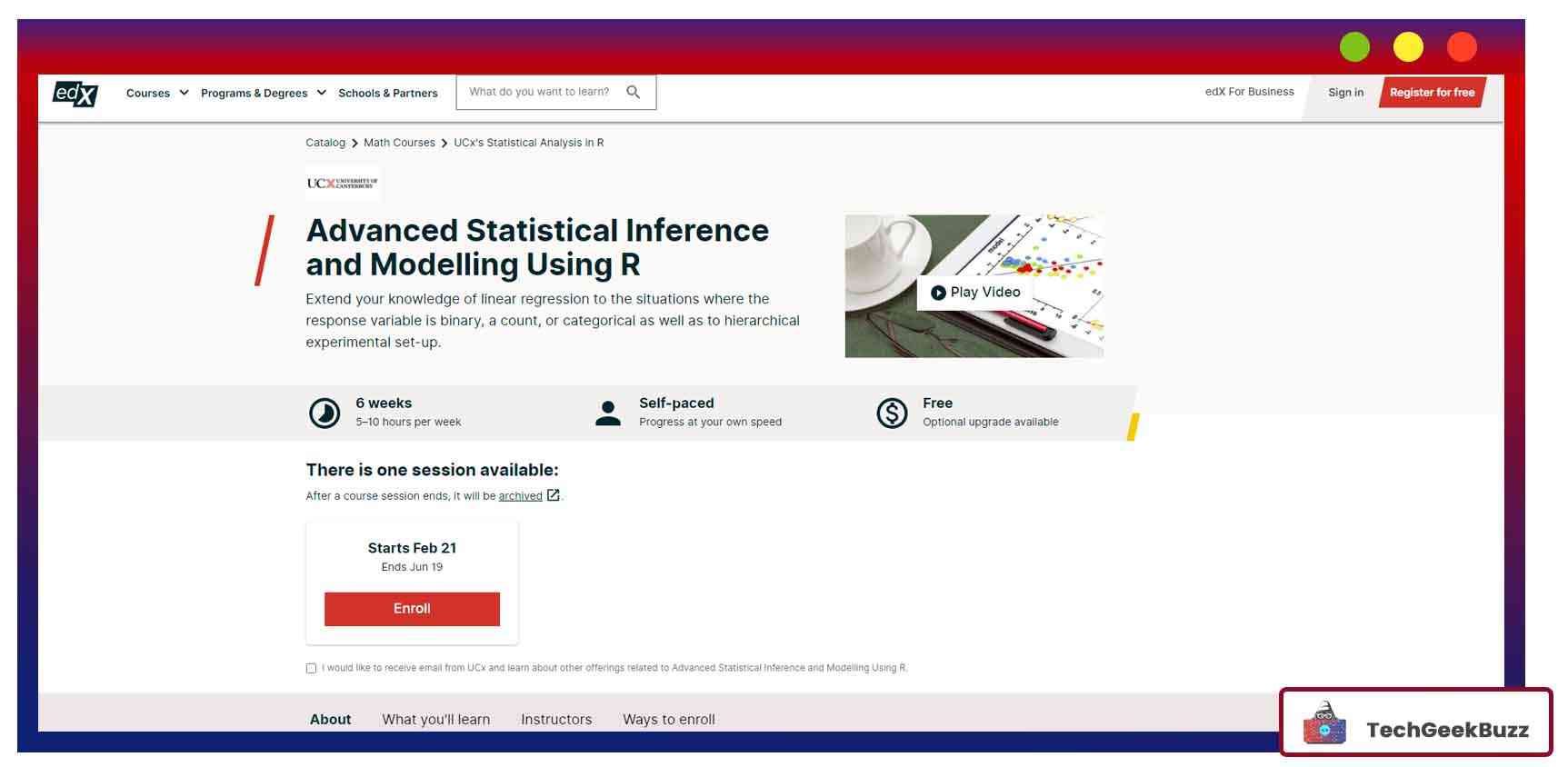 Advanced Statistical Inference and Modelling Using R