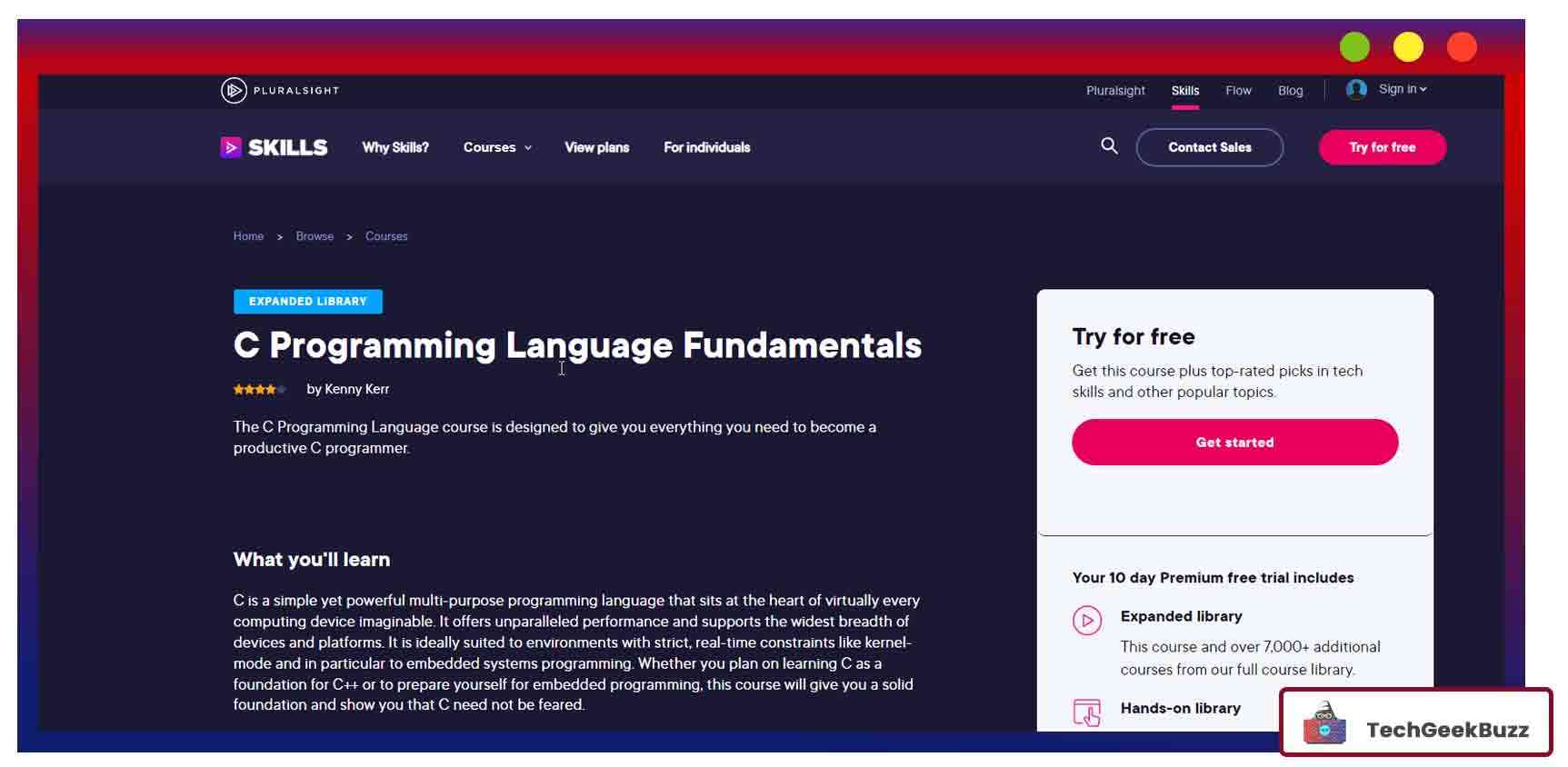 C Programming Language Fundamentals