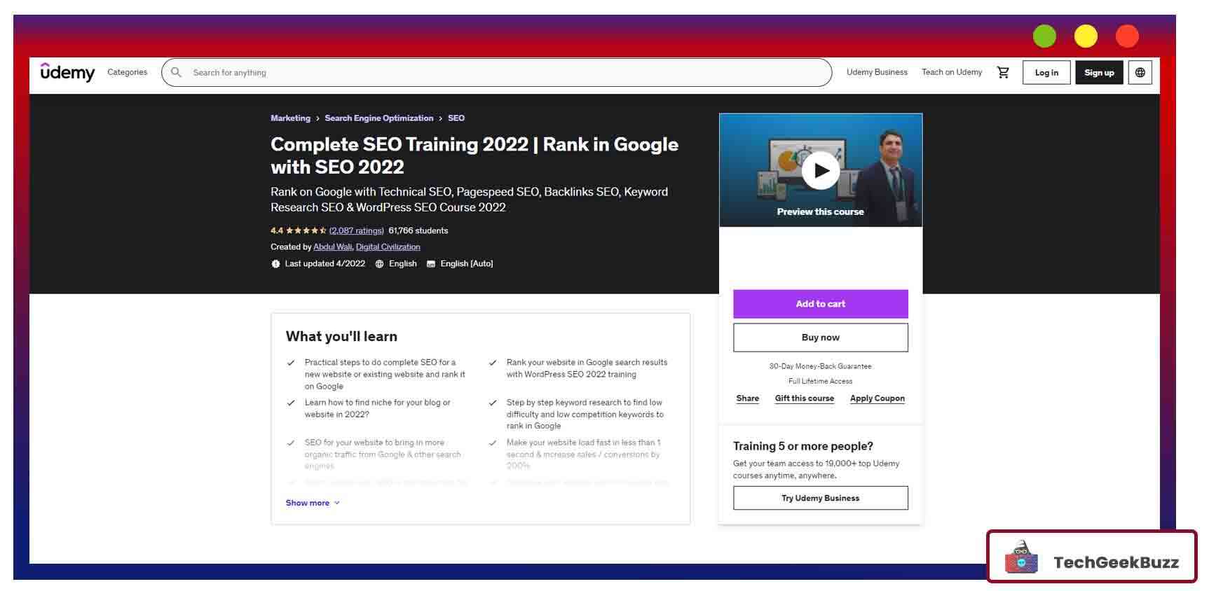 Complete SEO Training 2022