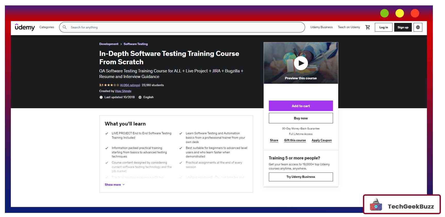 In-Depth Software Testing Training Course From Scratch