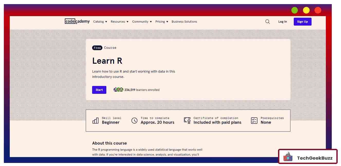 Learn R