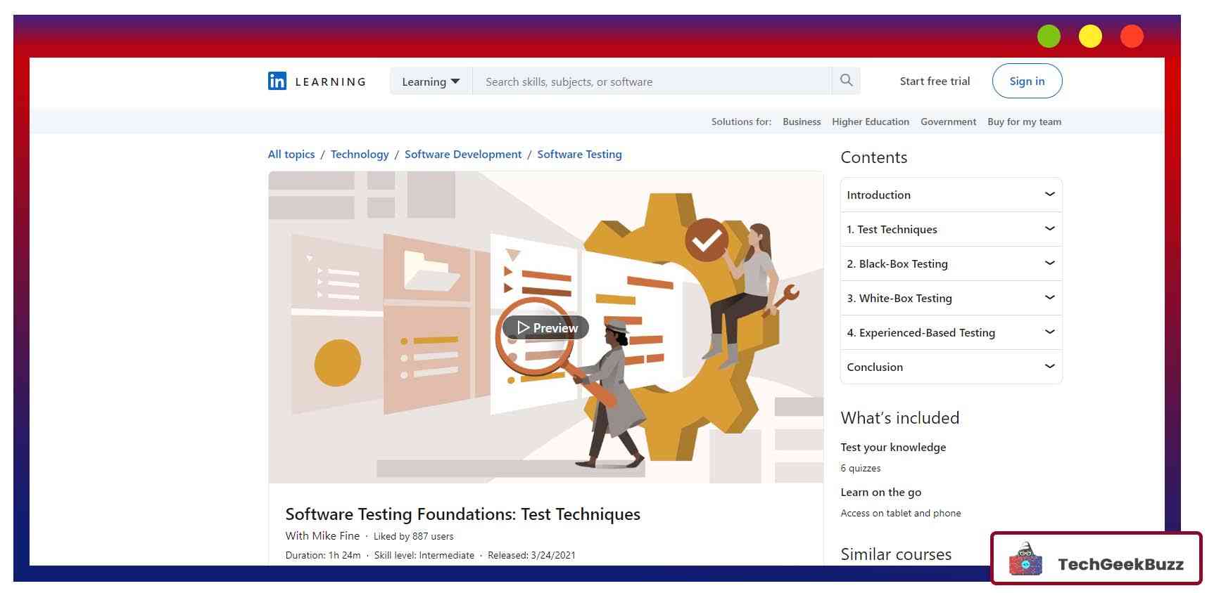 Software Testing Foundations: Test Techniques