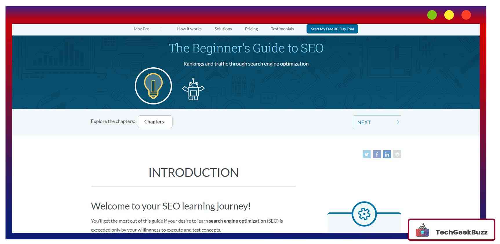 The Beginner's Guide to SEO