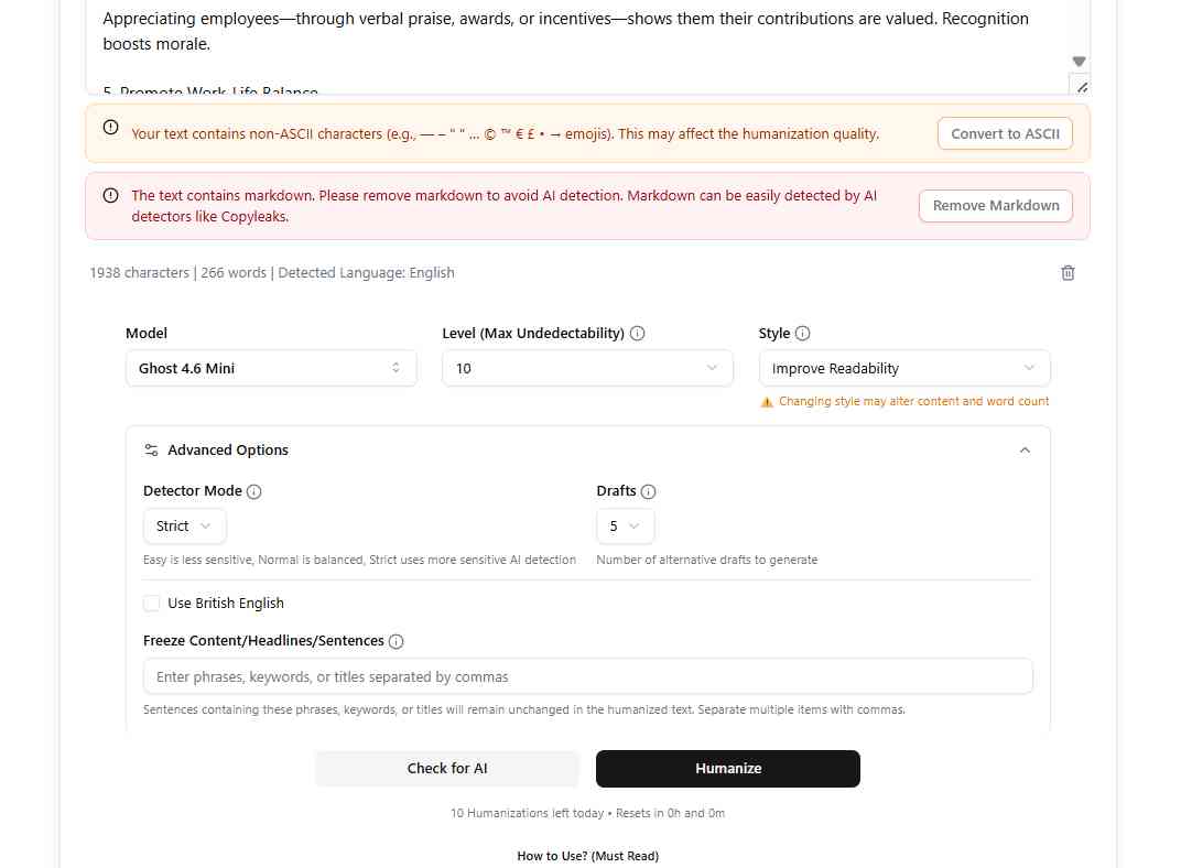 StealthWriter AI Humanizer